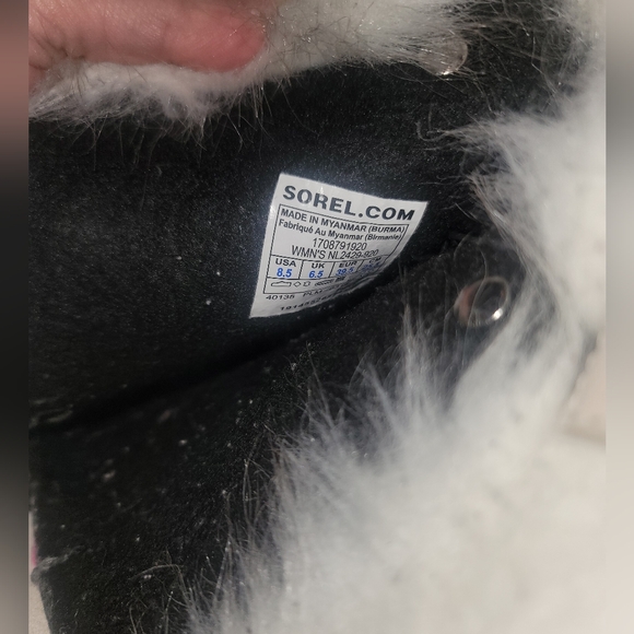 Sorel Joan of artic suede winter waterproof Snow Winter Boots Women 8.5 Girls 7 - Picture 8 of 8